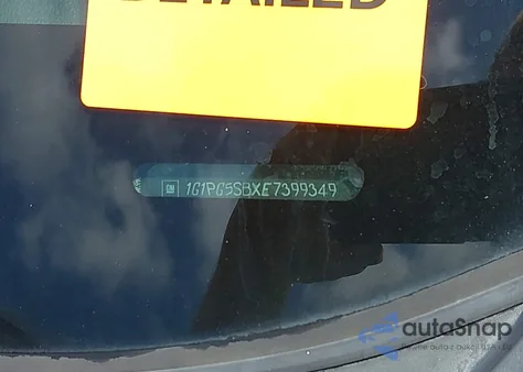 2014 Chevrolet Cruze Ltz from USA, damaged, VIN 1G1PG5SBXE7399349